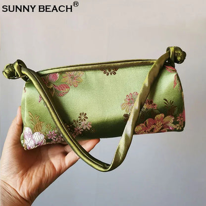 Fashion Luxury Cosplay Chinese Style Silk Bag Women Handbag Hand Embroidery Totes Cheongsam Female Cosplay Bags Clutch