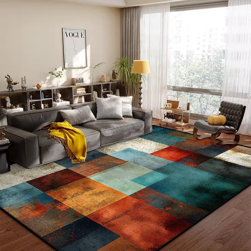 Geometric Abstract Carpet Living Room Bedroom Carpet Large Area Rugs for Home Decoration Non-slip Sofa Custom Floor Mats 200x300
