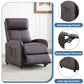 Relaxo Push-Back Recliner Chair with Lumbar Support & Adjustable Leg Rest - Manwatstore