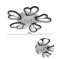 Modern Ceiling Fan with LED Light, Remote Control & Bluetooth , 6-Speed Wind Settings