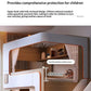 Kids Floating Bunk Bed with Bookshelves & High Guardrail | Twin Loft Bed with Storage