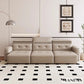 Electric Convertible Leather Sofa Bed with Adjustable Headrest