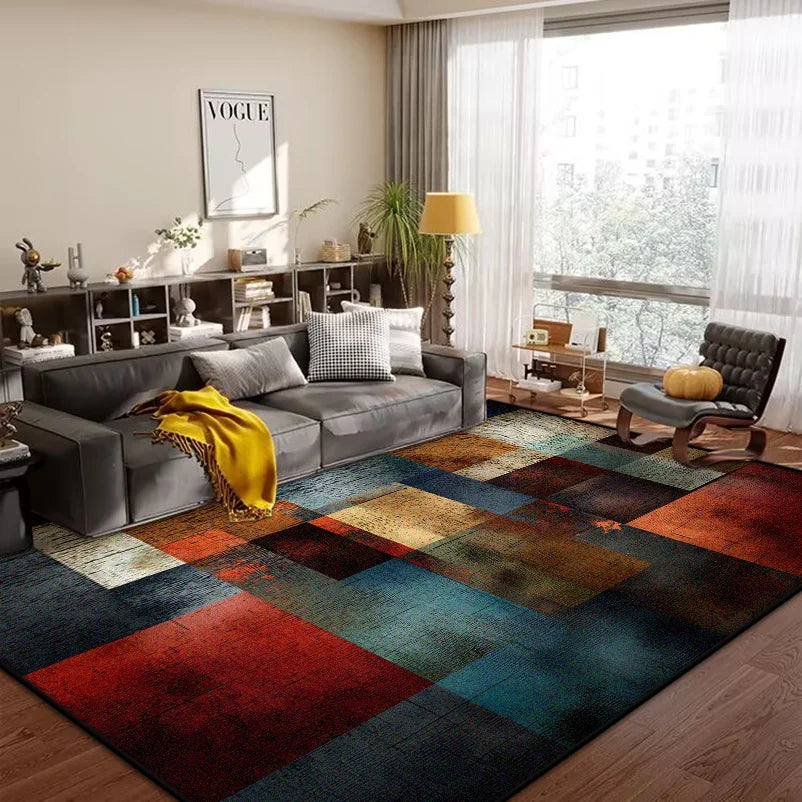 Geometric Abstract Carpet Living Room Bedroom Carpet Large Area Rugs for Home Decoration Non-slip Sofa Custom Floor Mats 200x300