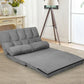 FlexiLounge Folding Floor Sofa Chair with Adjustable Backrest & Pillows