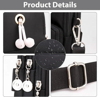Small Crossbody Bags for Women Mini Mobile Phone Purses with Crossbody Strap Phone Purse Shoulder Bag Nylon Arm Bag