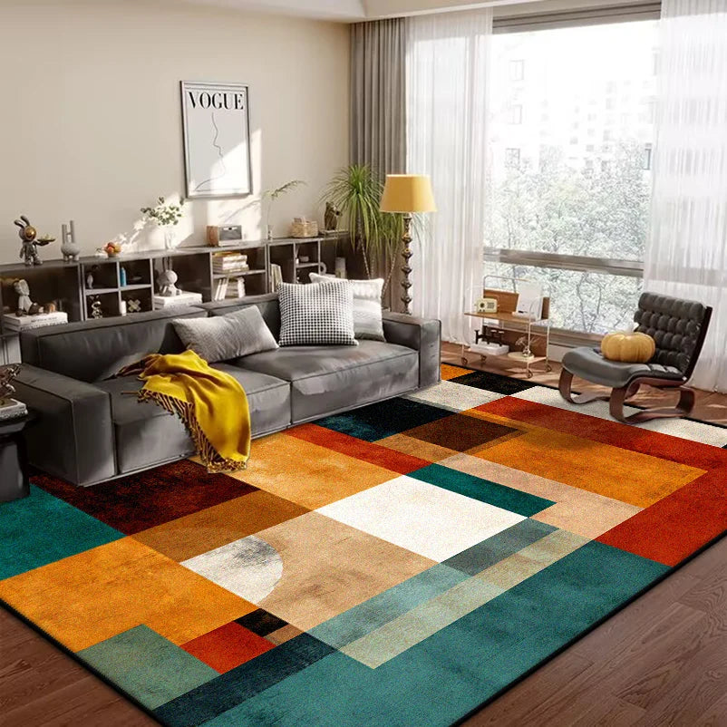 Geometric Abstract Carpet Living Room Bedroom Carpet Large Area Rugs for Home Decoration Non-slip Sofa Custom Floor Mats 200x300