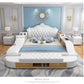 Luxury Smart Storage Bed with USB & Speakers