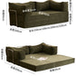 Modular Folding Sofa Bed – Retro Style Compression Lounge Sofa for Living Room & Bedroom