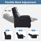 Relaxo Push-Back Recliner Chair with Lumbar Support & Adjustable Leg Rest - Manwatstore