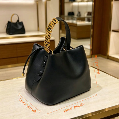 Women Woven Bucket Bag Crossbody Shoulder Tote Handbag Purse Basket Weaving Work Commuter Casual Style 2026 New