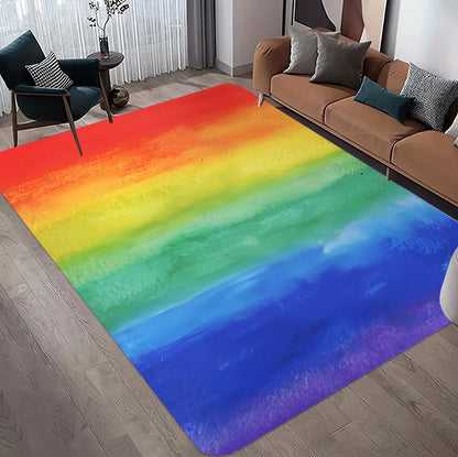 Modern Geometric Abstract Rug Non-Slip Carpet for Living Room Sofa Side Bedroom Washable Easy-Clean Home Decor Floor Mat