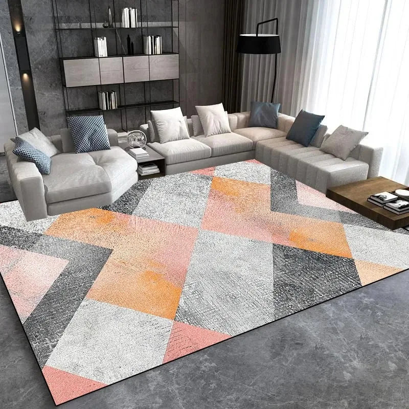Modern Light Luxury Large Carpet for Living Room Home Decoration Sofa Area Rugs 200x300 Non-slip Bedroom Rug Washable Door Mat