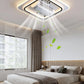 Luxury Bladeless Smart Ceiling Fan with Ambient LED Lighting