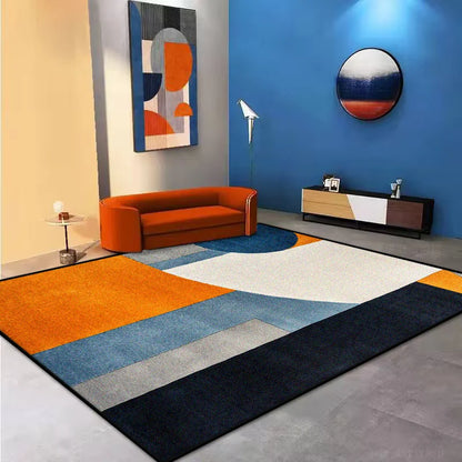 Modern Large Living Room Carpet Decoration Bedroom Washable Geometric Large Area Rugs Non-slip Area Rug Coffee Tables Mat