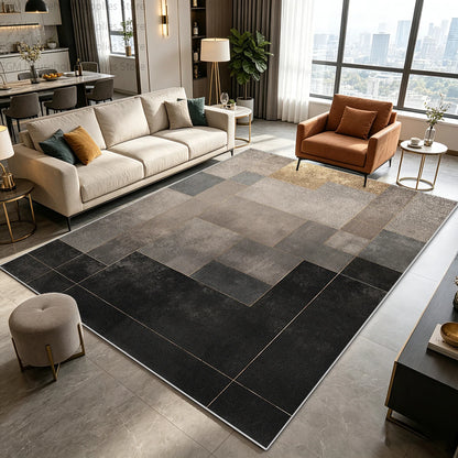 Modern Nordic Geometric Carpet for Living Room Large Area Rugs Bedroom Soft Easy Clean Non-slip Lint Free Washable Floor Mats