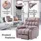 ComfortRise Electric Power Lift Recliner Chair with Massage, Heat & USB Charging - Manwatstore