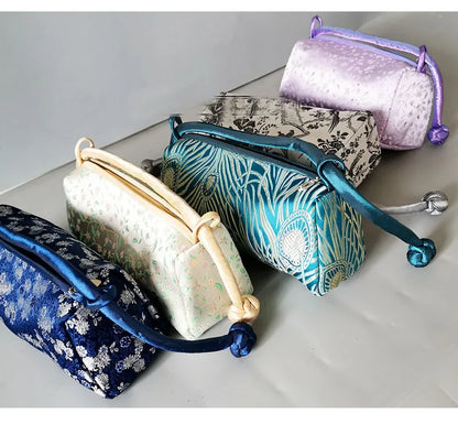 Fashion Luxury Cosplay Chinese Style Silk Bag Women Handbag Hand Embroidery Totes Cheongsam Female Cosplay Bags Clutch