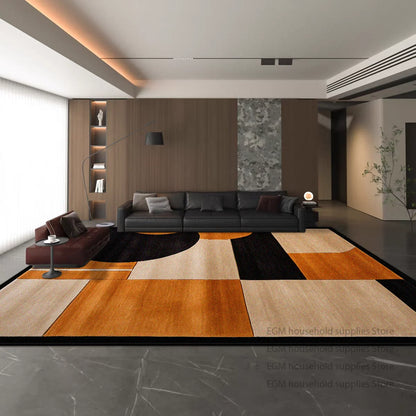 Modern American Style Carpet for Living Room Decoration Bedroom Bedside Large Area Rug Home Entrance Antiskid Absorbent Bath Mat