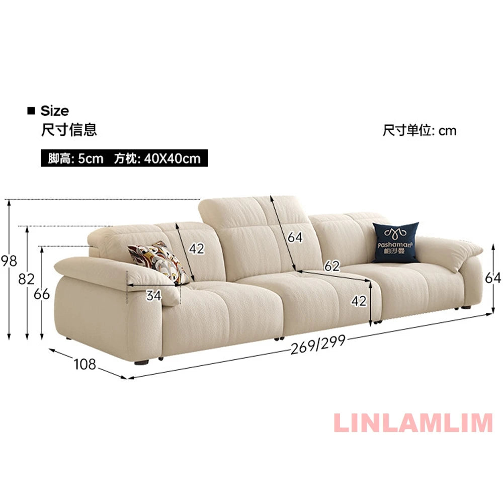 Modern Convertible Sofa Bed – Aesthetic Minimal Sofa Cum Bed