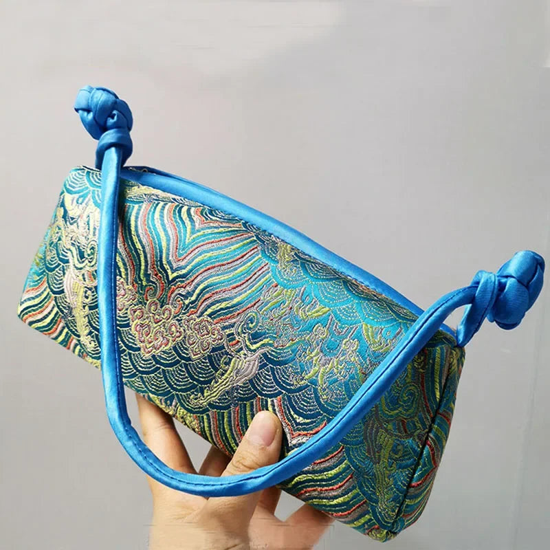 Fashion Luxury Cosplay Chinese Style Silk Bag Women Handbag Hand Embroidery Totes Cheongsam Female Cosplay Bags Clutch