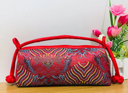 Fashion Luxury Cosplay Chinese Style Silk Bag Women Handbag Hand Embroidery Totes Cheongsam Female Cosplay Bags Clutch