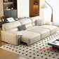 EliteLounge Electric Leather Sofa Bed with Adjustable Seating & Chaise - Manwatstore