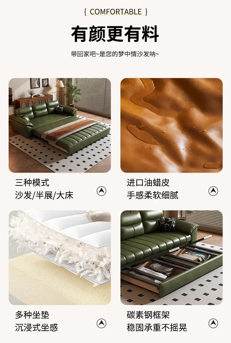 Veloura Premium Sofa Bed – Elegant Modern Living Room Couch - Manwatstore