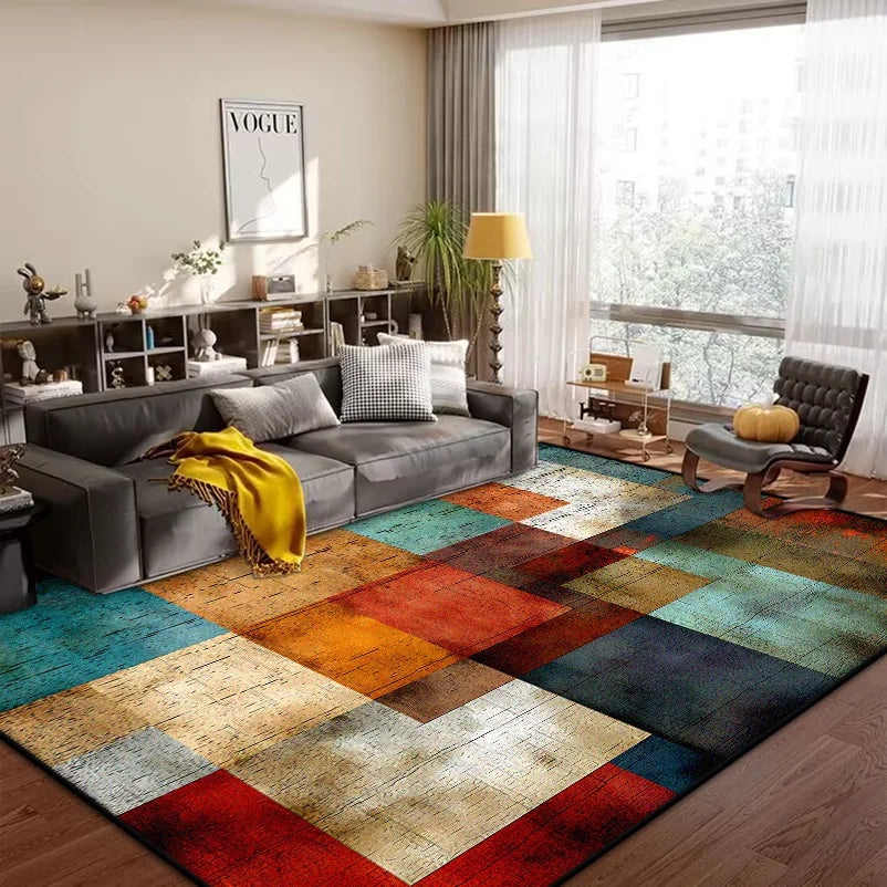 Geometric Abstract Carpet Living Room Bedroom Carpet Large Area Rugs for Home Decoration Non-slip Sofa Custom Floor Mats 200x300