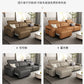 Electric Convertible Leather Sofa Bed with Adjustable Headrest