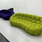 Modular Curved Cloud Sofa – Contemporary Fabric Sectional Couch