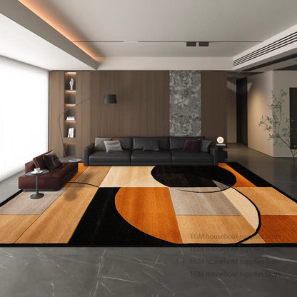 Modern American Style Carpet for Living Room Decoration Bedroom Bedside Large Area Rug Home Entrance Antiskid Absorbent Bath Mat