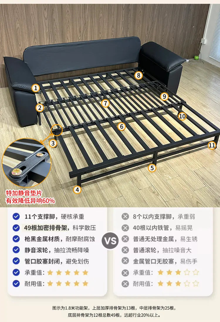Veloura Premium Sofa Bed – Elegant Modern Living Room Couch - Manwatstore