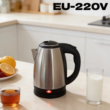 Travel Electric Kettle Tea Coffee 2L Stainless Steel Portable Water Boiler Pot For Hotel Family Trip Kitchen Smart Kettle Pot