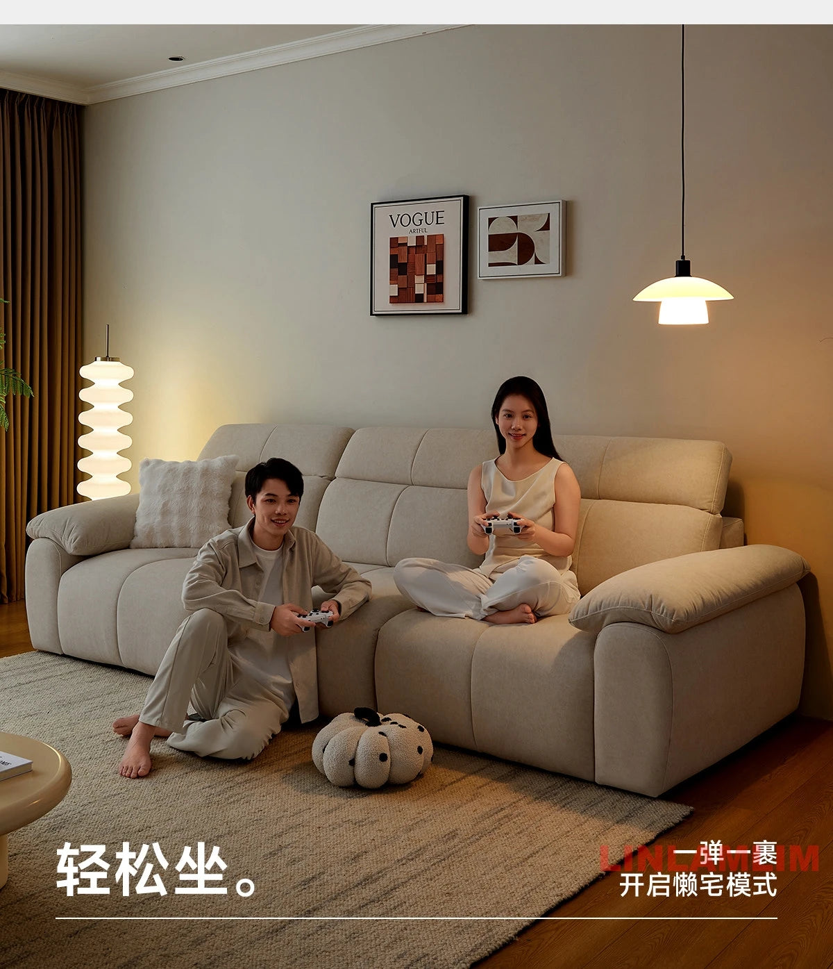 Modern Convertible Sofa Bed – Aesthetic Minimal Sofa Cum Bed