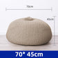 Nordic Cotton Bean Bag Sofas Single Weaving Lazy Tatami Living Room 1-person Upholstered Sofa Comfortable Living Room Furniture - Manwatstore