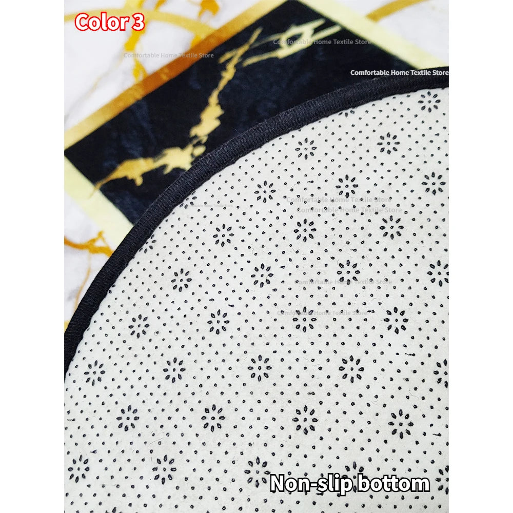 Vintage Boho Used for Living Room Patchwork Carpets Geometric Non-slip Washable Bedroom Decoration Mat Soft Easy Clean Study Rug
