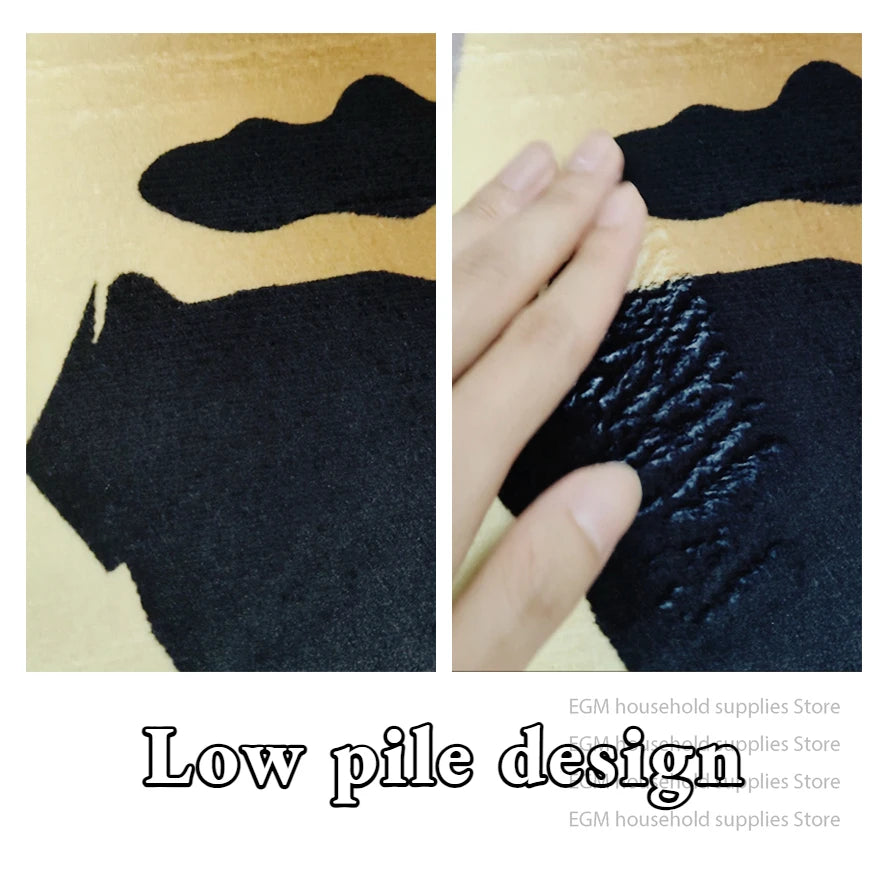 Modern American Style Carpet for Living Room Decoration Bedroom Bedside Large Area Rug Home Entrance Antiskid Absorbent Bath Mat