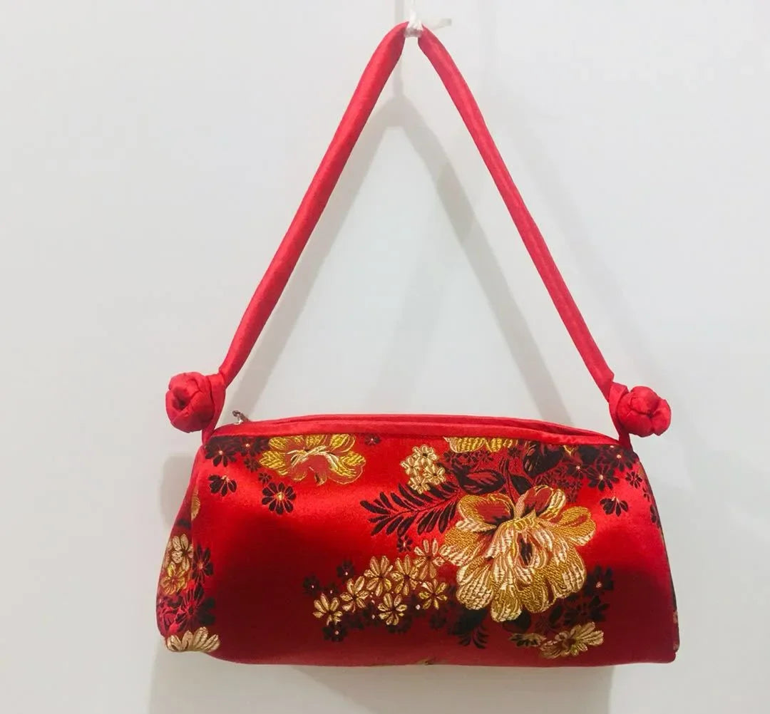 Fashion Luxury Cosplay Chinese Style Silk Bag Women Handbag Hand Embroidery Totes Cheongsam Female Cosplay Bags Clutch