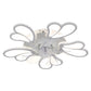 Modern Ceiling Fan with LED Light, Remote Control & Bluetooth , 6-Speed Wind Settings