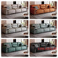EliteLounge Electric Leather Sofa Bed with Adjustable Seating & Chaise - Manwatstore