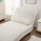 Armless Chaise Lounge Cover Living Room Bedroom Stretch Printing Chaise Slipcover for Indoor Furniture Cover Washable Manwatstore