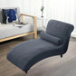 Armless Chaise Lounge Cover Living Room Bedroom Stretch Printing Chaise Slipcover for Indoor Furniture Cover Washable Manwatstore