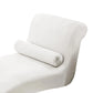 Armless Chaise Lounge Cover Living Room Bedroom Stretch Printing Chaise Slipcover for Indoor Furniture Cover Washable Manwatstore