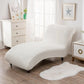Armless Chaise Lounge Cover Living Room Bedroom Stretch Printing Chaise Slipcover for Indoor Furniture Cover Washable Manwatstore