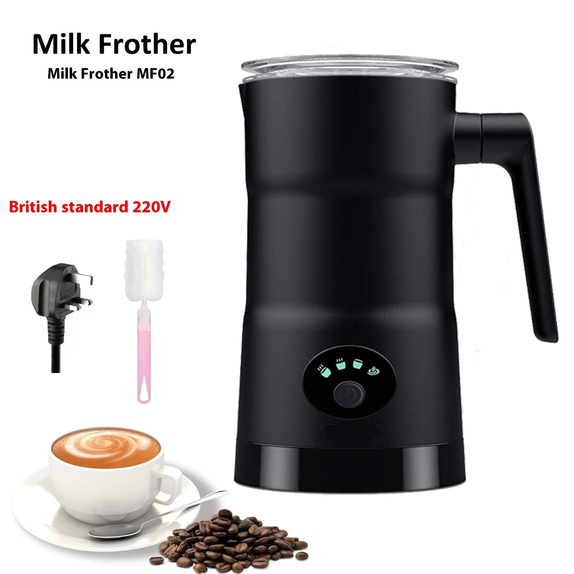 Automatic Milk Frother Electric Household Milk Frother Ready to ship Manwatstore