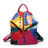 Backpack Cowhide Stitching Fashion Leather Handbags 0 Manwatstore