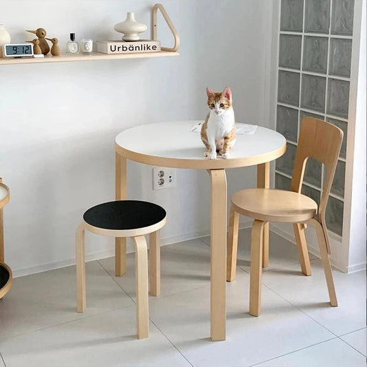 Balcony White Dining Table Modern Waterproof Ornament Minimalist Dining Table Nordic Farmhouse Mesa De Comedor Home Furniture Manwatstore