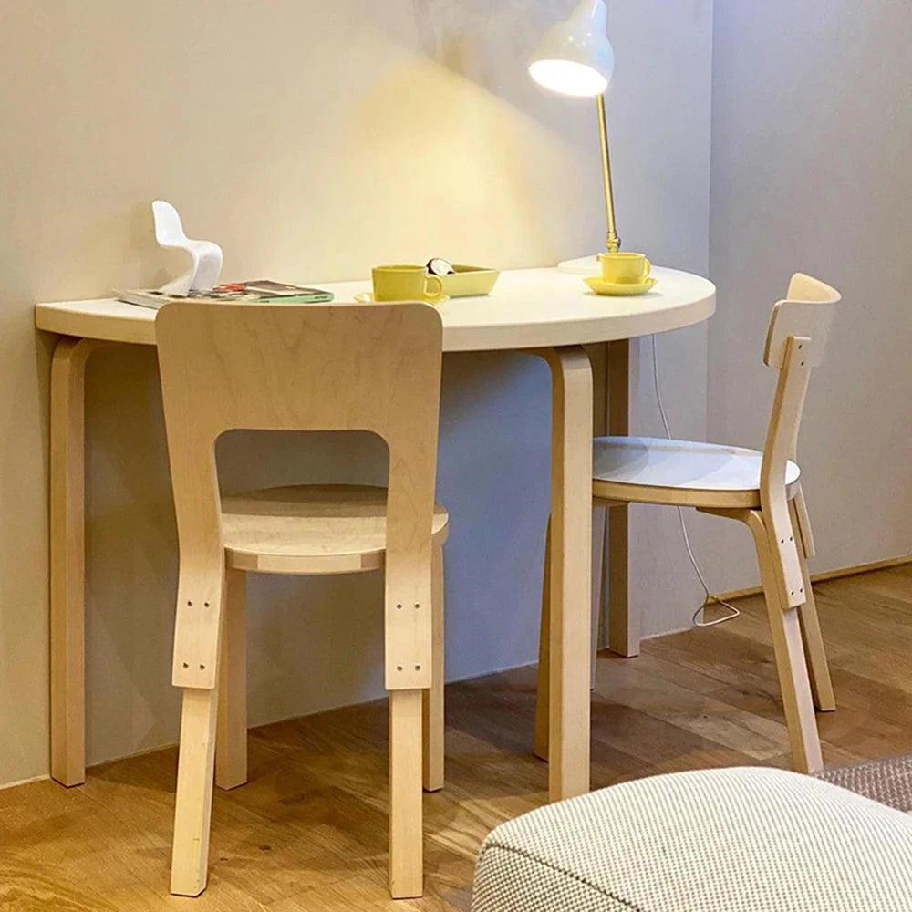 Balcony White Dining Table Modern Waterproof Ornament Minimalist Dining Table Nordic Farmhouse Mesa De Comedor Home Furniture Manwatstore