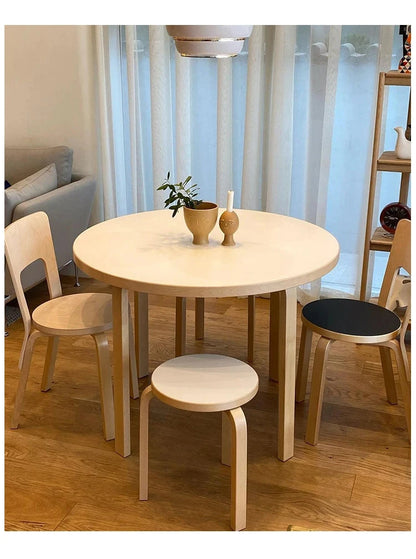 Balcony White Dining Table Modern Waterproof Ornament Minimalist Dining Table Nordic Farmhouse Mesa De Comedor Home Furniture Manwatstore