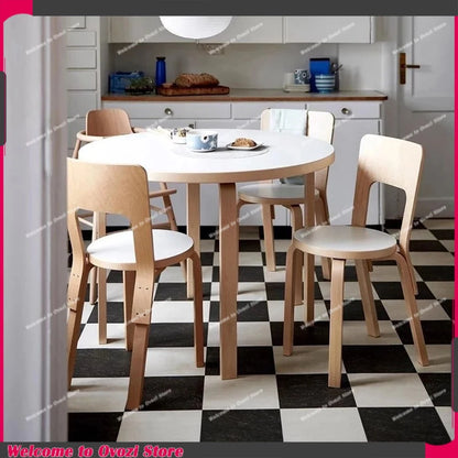 Balcony White Dining Table Modern Waterproof Ornament Minimalist Dining Table Nordic Farmhouse Mesa De Comedor Home Furniture Manwatstore